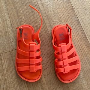 Mini Melissa jelly sandals. Size 11. Made in Brazil.